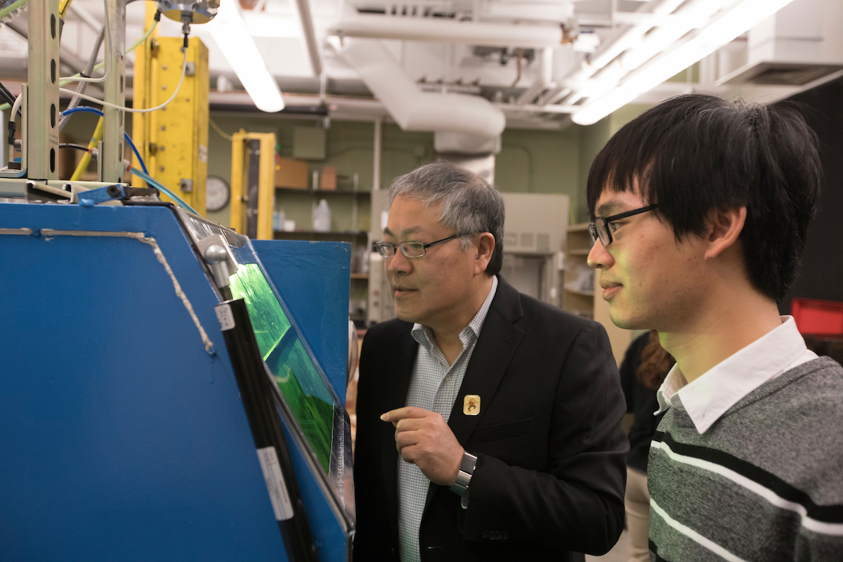Dr. Liou conducts research on additive and subtractive manufacturing